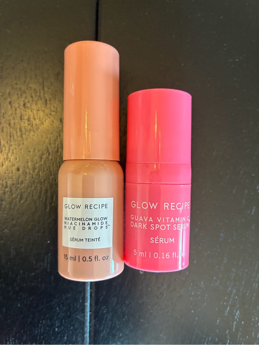 Glow Recipe Watermelon Hue Drops & Guava Vitamin C Serum Mini duo